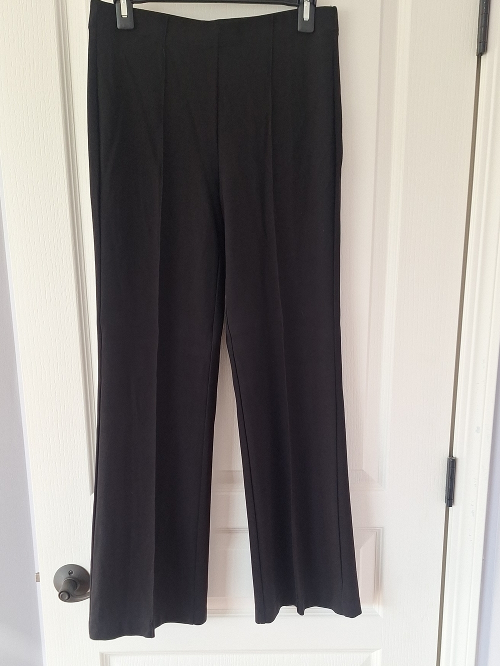 Max Studio Black Wide-Leg Knit Pants
